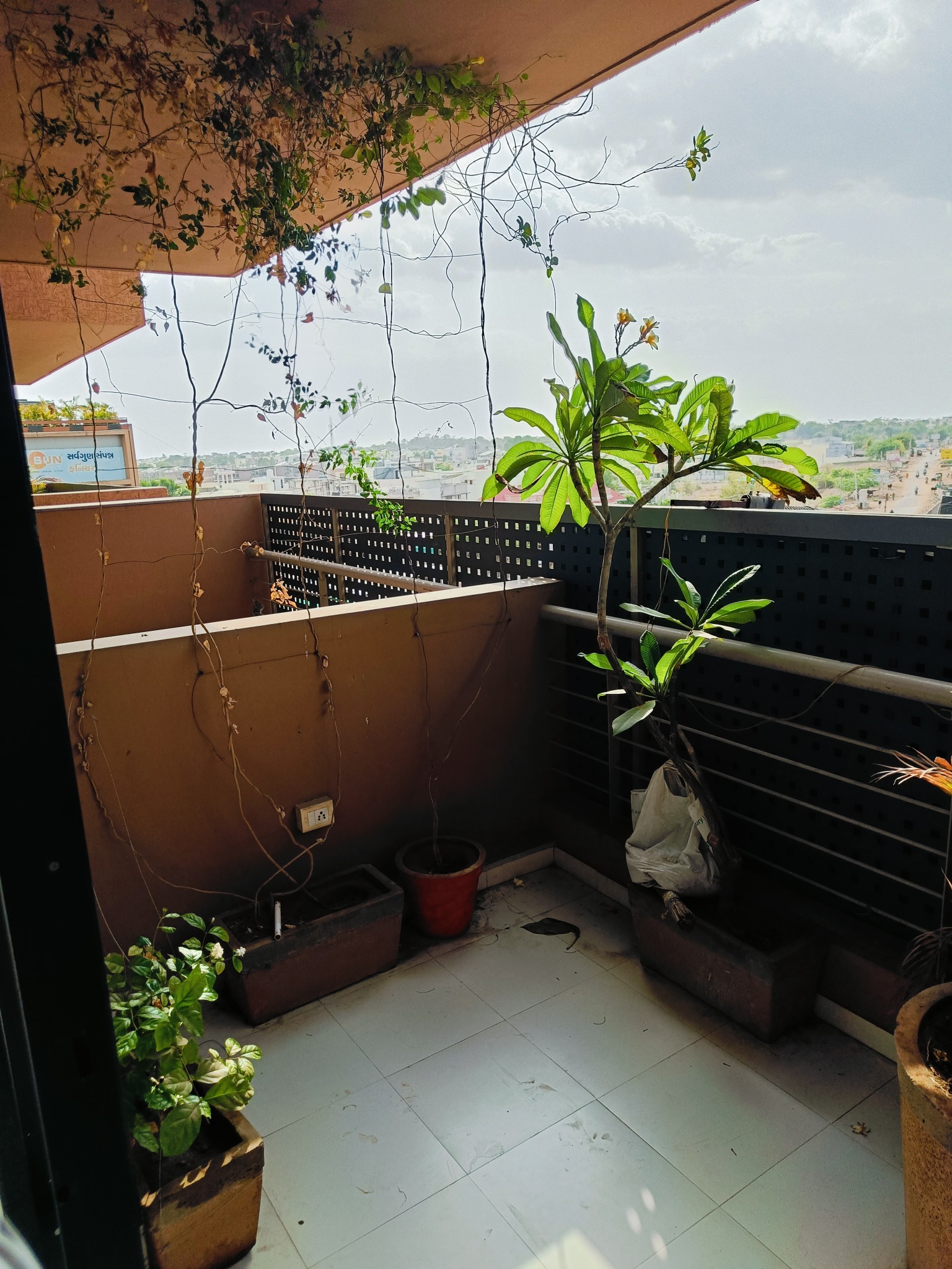 Office balcony view